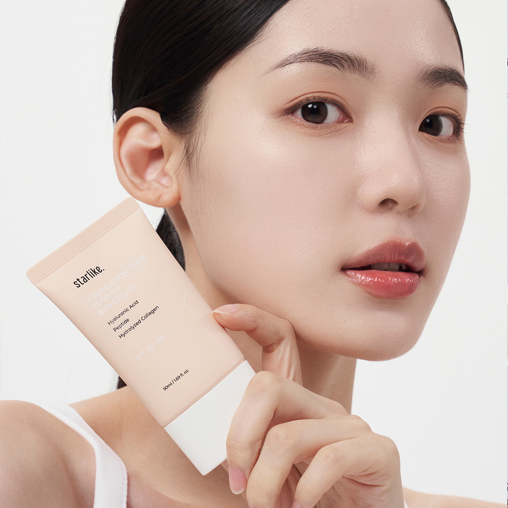 Kem chống nắng nâng tông FOUNDATION-FREE TONE UP SUN CREAM 50ml - Bí quyết bảo vệ da toàn diện - Ảnh 3