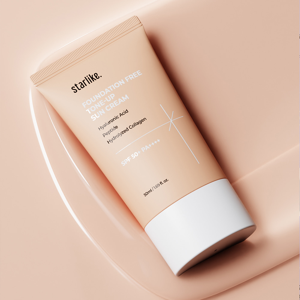 Kem chống nắng nâng tông FOUNDATION-FREE TONE UP SUN CREAM 50ml - Bí quyết bảo vệ da toàn diện - Ảnh 4