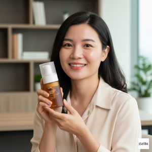 Chị Minh Anh - 32 tuổi (Chia sẻ STAR-LIKE Rosemary 68 Skin Biome Essence)